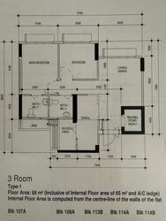 Blk 108A Alkaff Oasis (Toa Payoh), HDB 3 Rooms #622716241